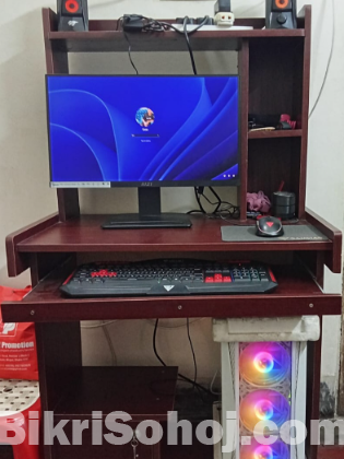 Monitor, Keyboard, Mouse, CPU, Sound Box and Cable Etc.